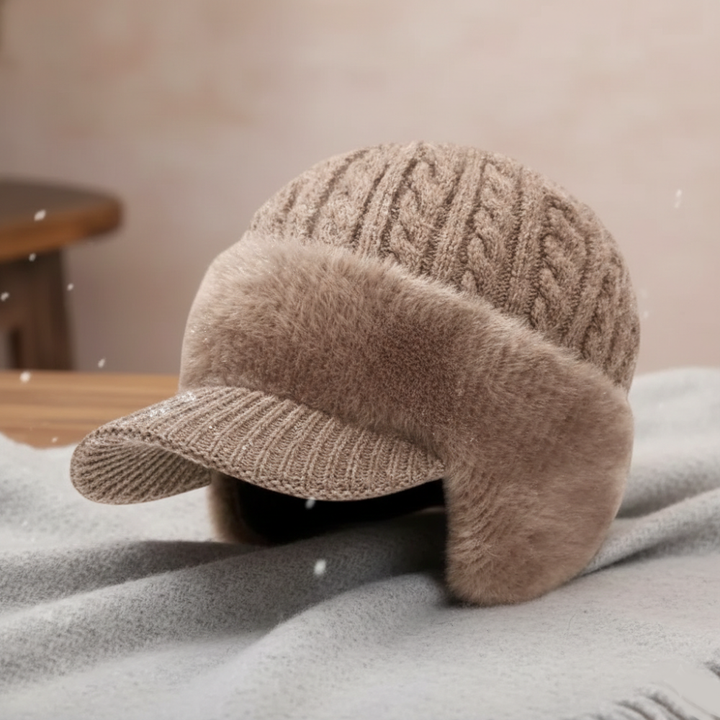 Winter Hat Trapper Knit Cap Ear Flap Cold Weather Wear