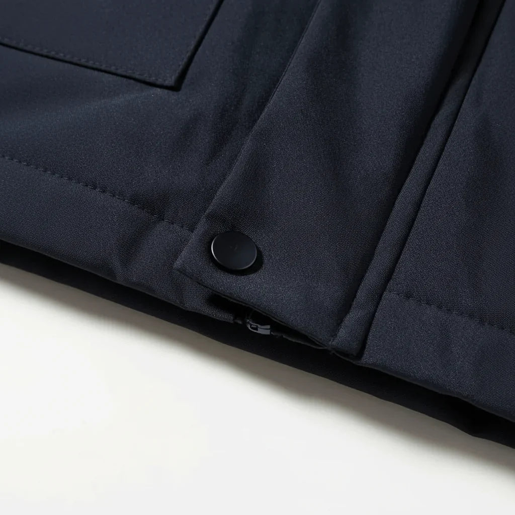Mens Winter Jacket Slim Fit Waterproof Quilted Down Coat