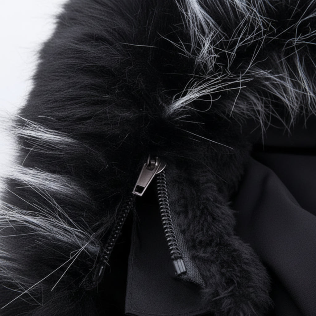 Men Winter Jacket Lined Hooded Cold Weather Coat