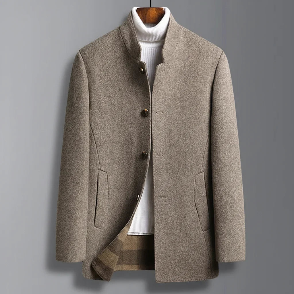 Winter Jacket Men Waterproof Quilted Down Slim Fit Outerwear