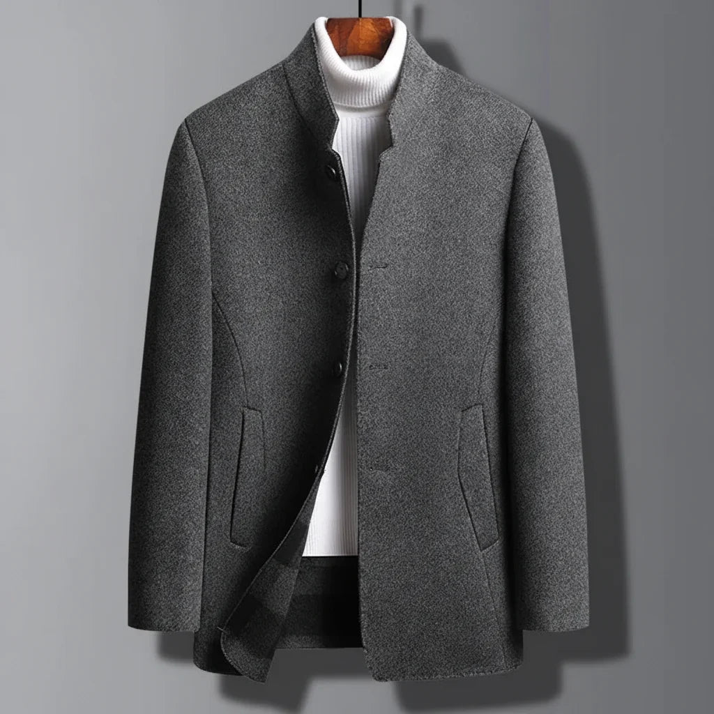 Winter Jacket Men Waterproof Quilted Down Slim Fit Outerwear