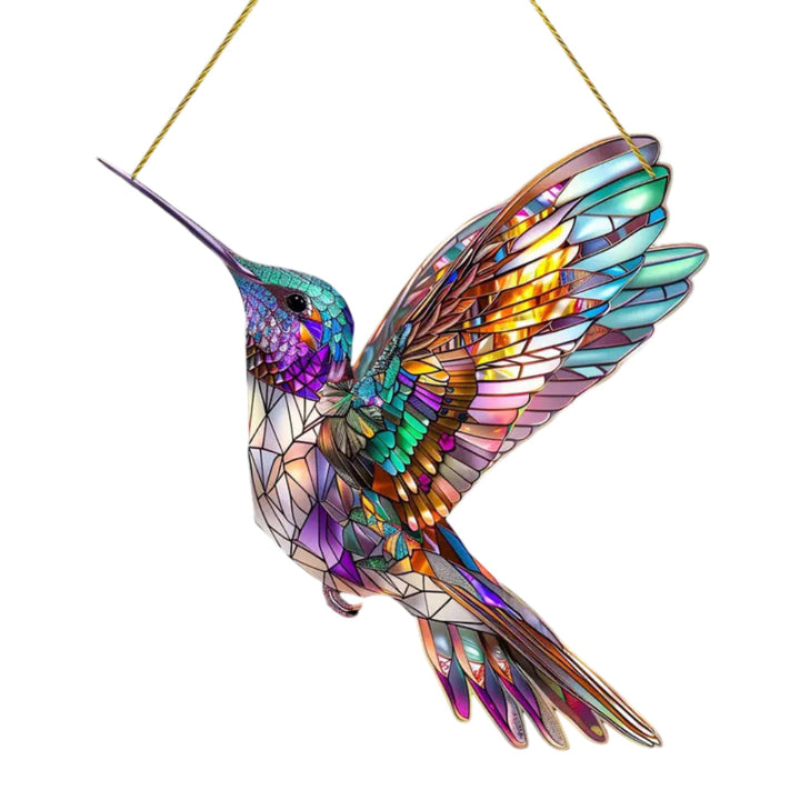 Wall Art Window Suncatcher Hummingbird Hanging Decor