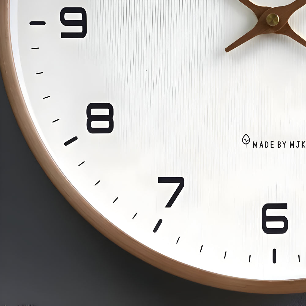 Wall Clock Silent Modern Round Decorative Home Accent