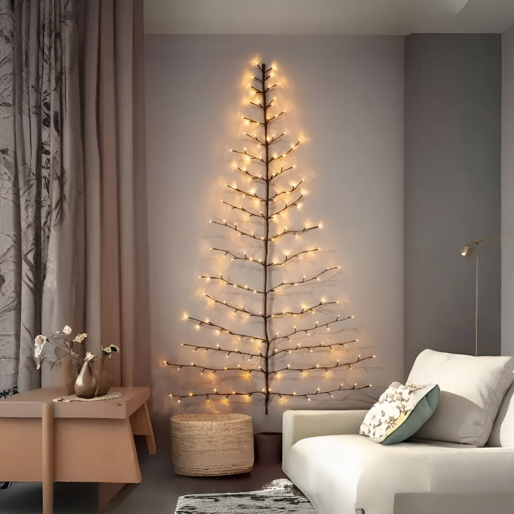 Wall Decor LED Branch Rustic Tree Light Art Accent