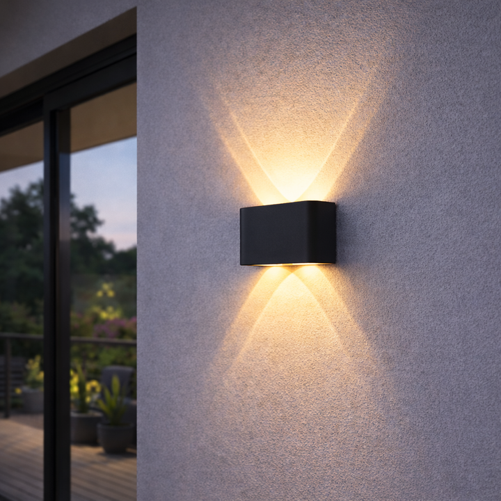 Wall Light LED Minimalist Up Down Glow Interior Exterior