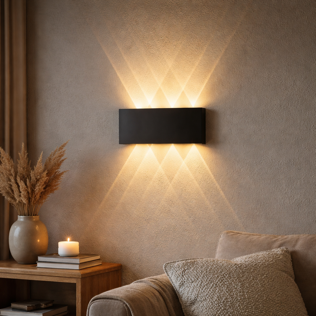 Wall Light LED Minimalist Up Down Glow Interior Exterior