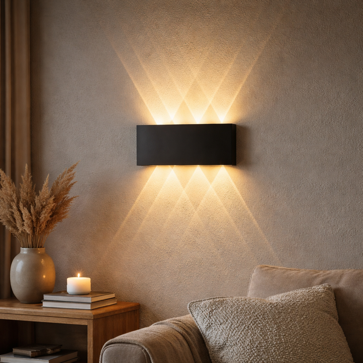 Wall Light LED Minimalist Up Down Glow Interior Exterior