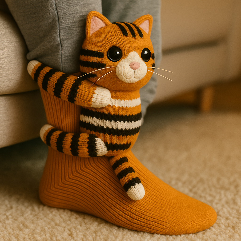 Socks Animal 3D House Non Slip Warm Design