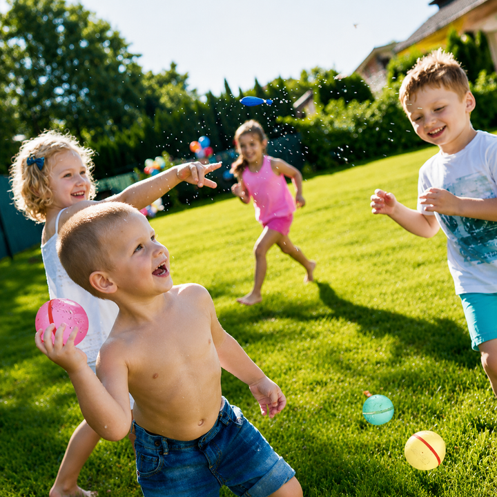 Water Ball Reusable Outdoor Splash Toss Toy Set