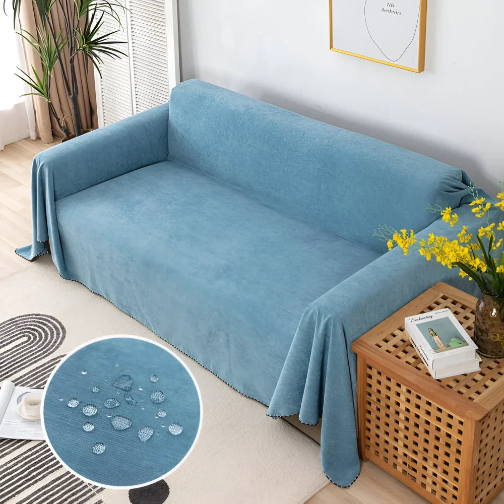 Sofa Cover Blanket Couch Protector Textured Furniture Throw