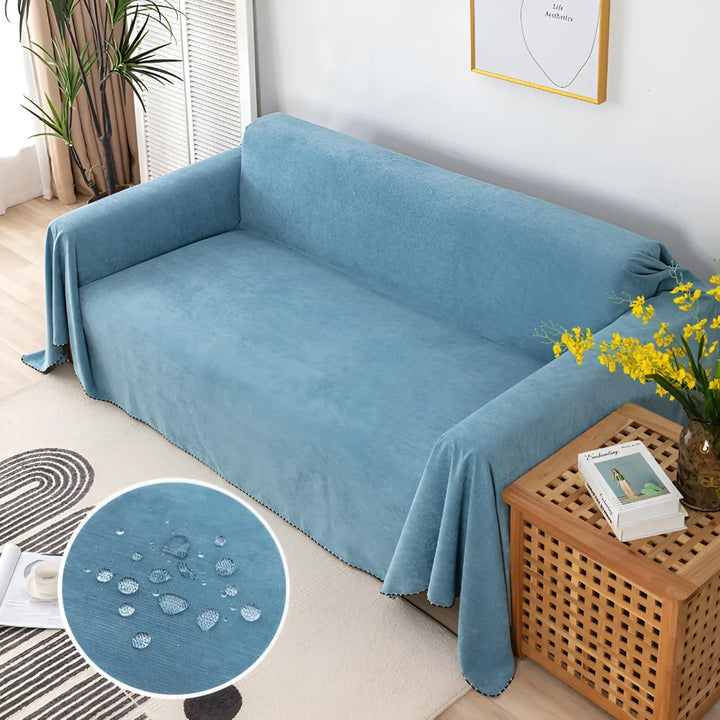 Sofa Cover Blanket Couch Protector Textured Furniture Throw
