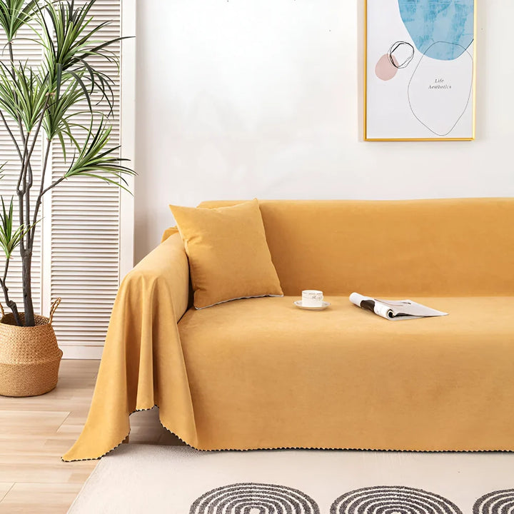 Sofa Cover Blanket Couch Protector Textured Furniture Throw