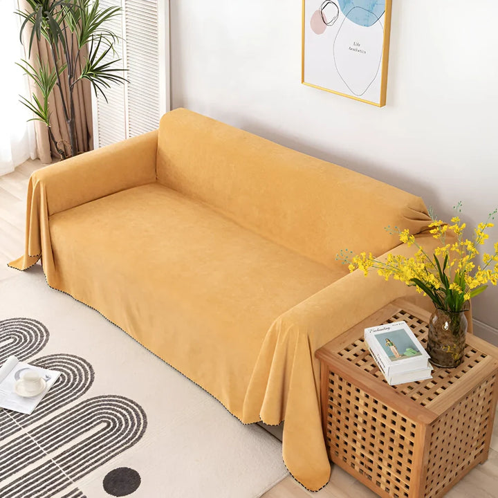 Sofa Cover Blanket Couch Protector Textured Furniture Throw