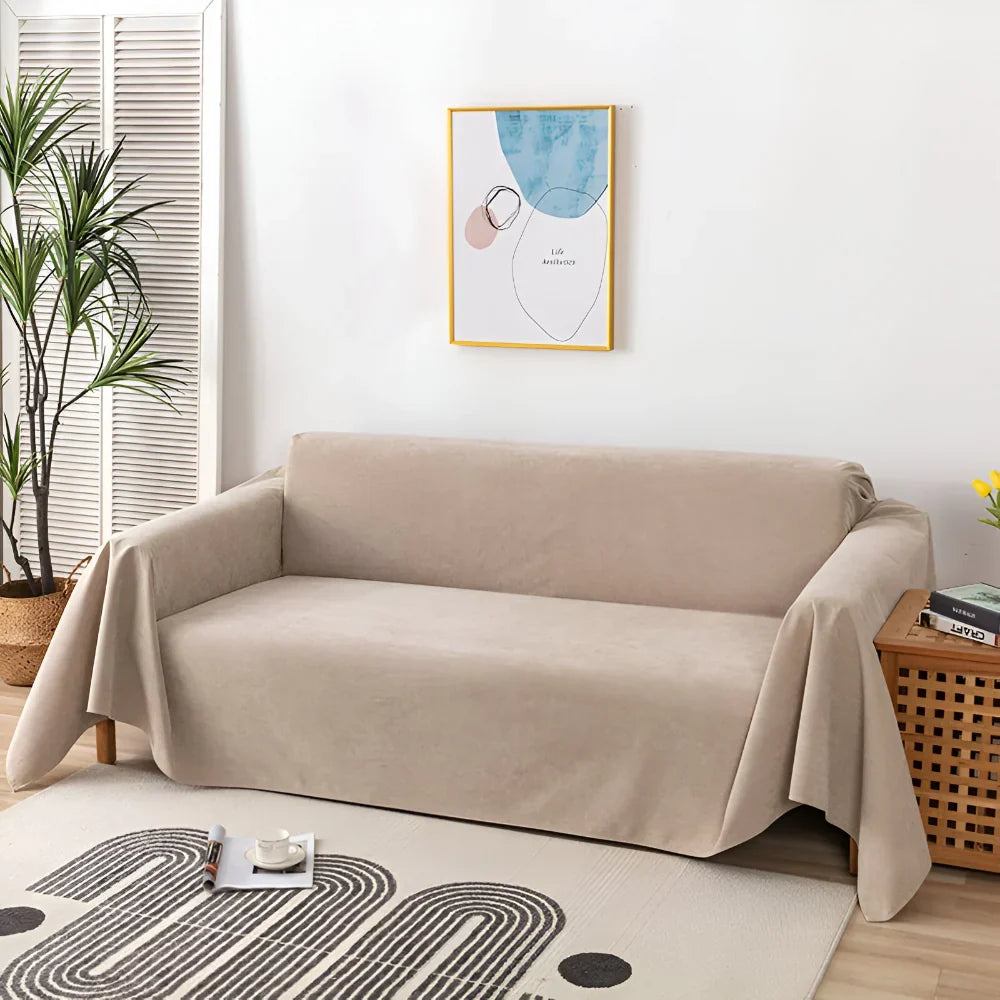Sofa Cover Blanket Couch Protector Textured Furniture Throw