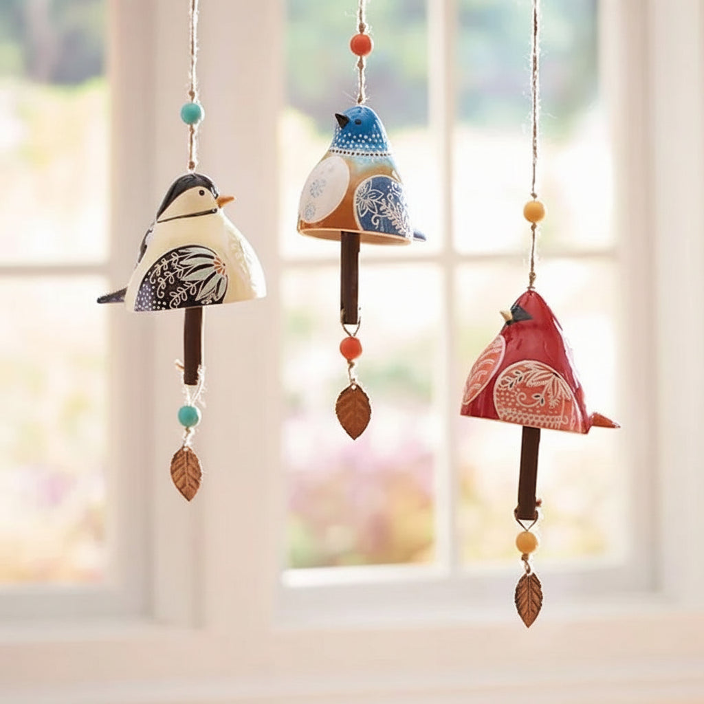 Wind Chimes Hanging Bird Garden Decoration Outdoor Patio