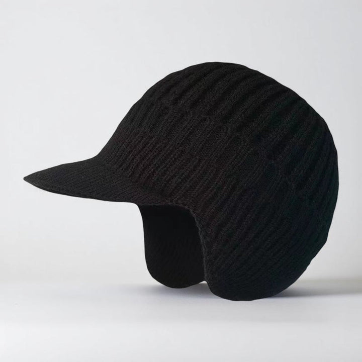 Winter Hat Knit Beanie Visor Ear Flaps Cold Weather