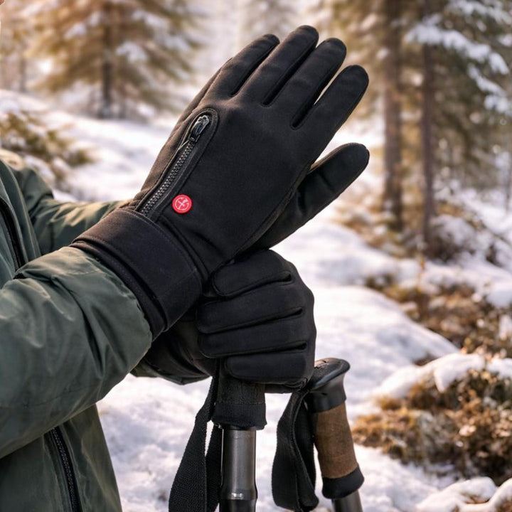 Winter Thermal Heated Gloves Touchscreen Outdoor Handwear