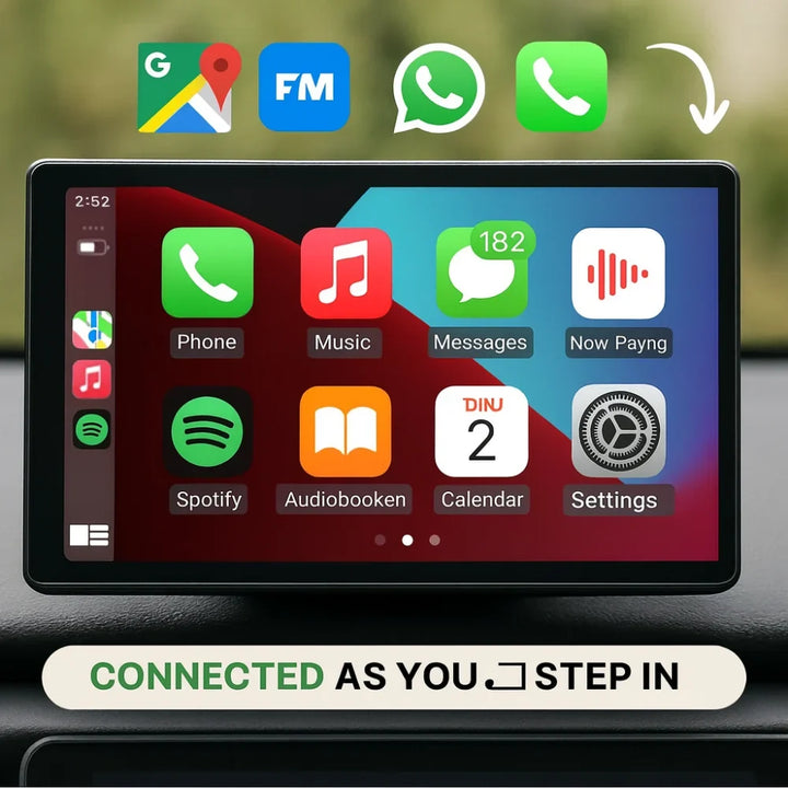 Car Adapter Wireless Touchscreen CarPlay Android Auto Display