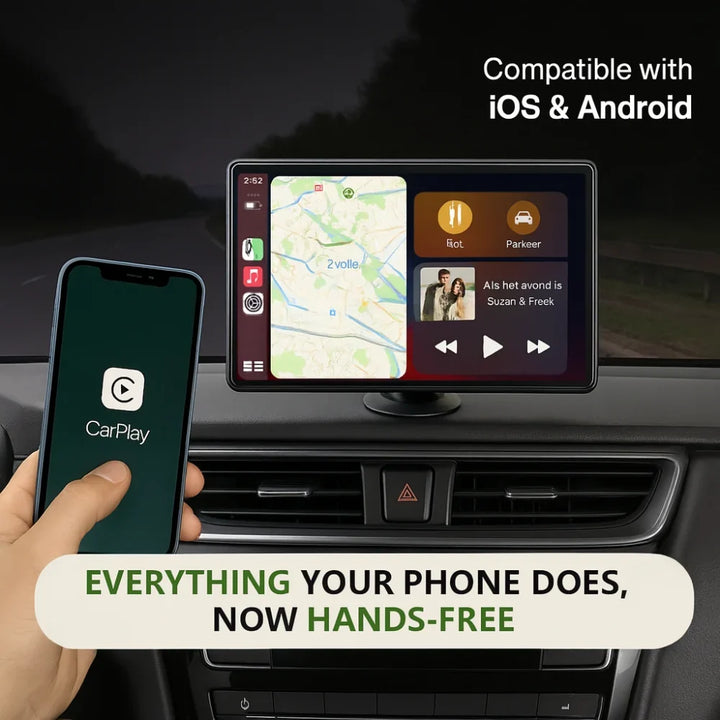 Car Adapter Wireless Touchscreen CarPlay Android Auto Display