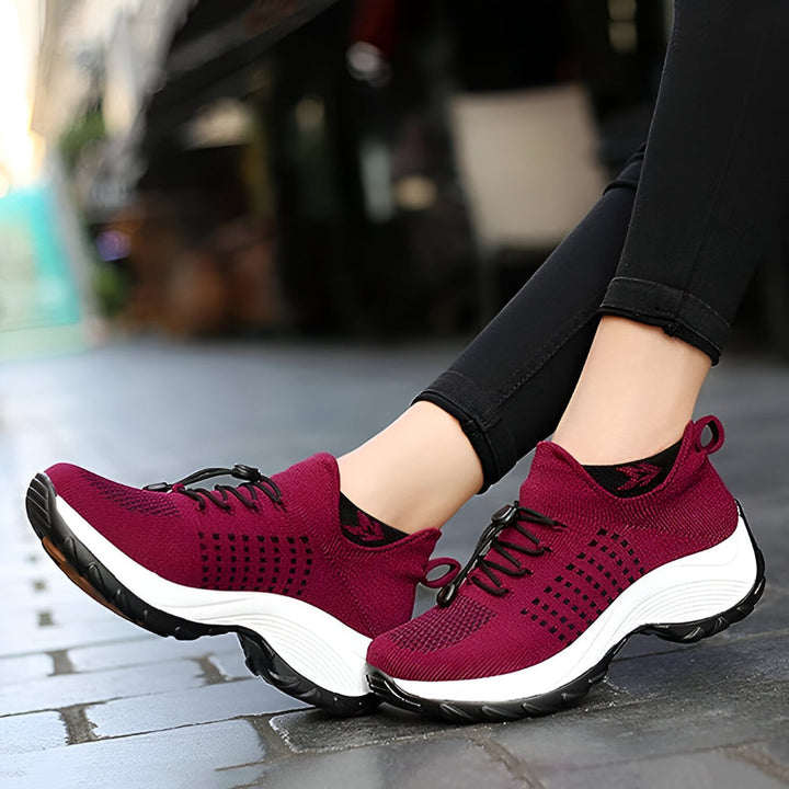 Women Sneakers Supportive Walking Athletic Design