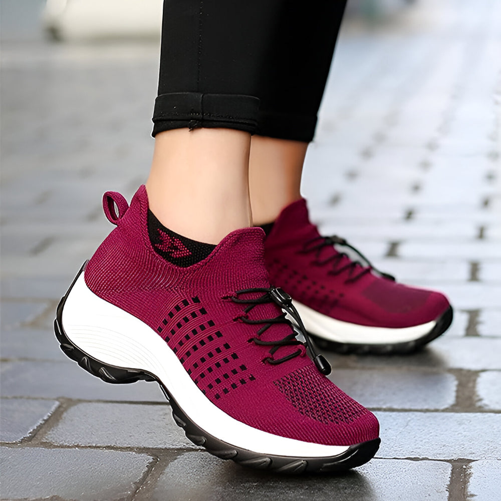 Women Sneakers Supportive Walking Athletic Design