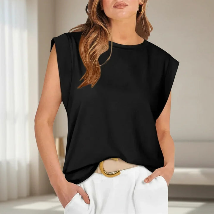 Women Tank Top Casual Sleeveless Loose Fit Summer Blouse