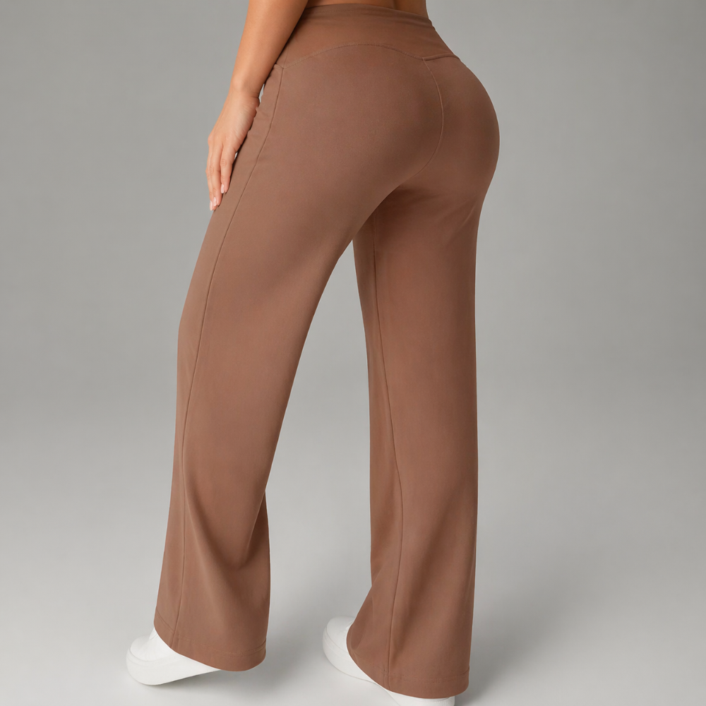 Women Yoga Pants High Waisted Flared Stretch Athletic Leggings