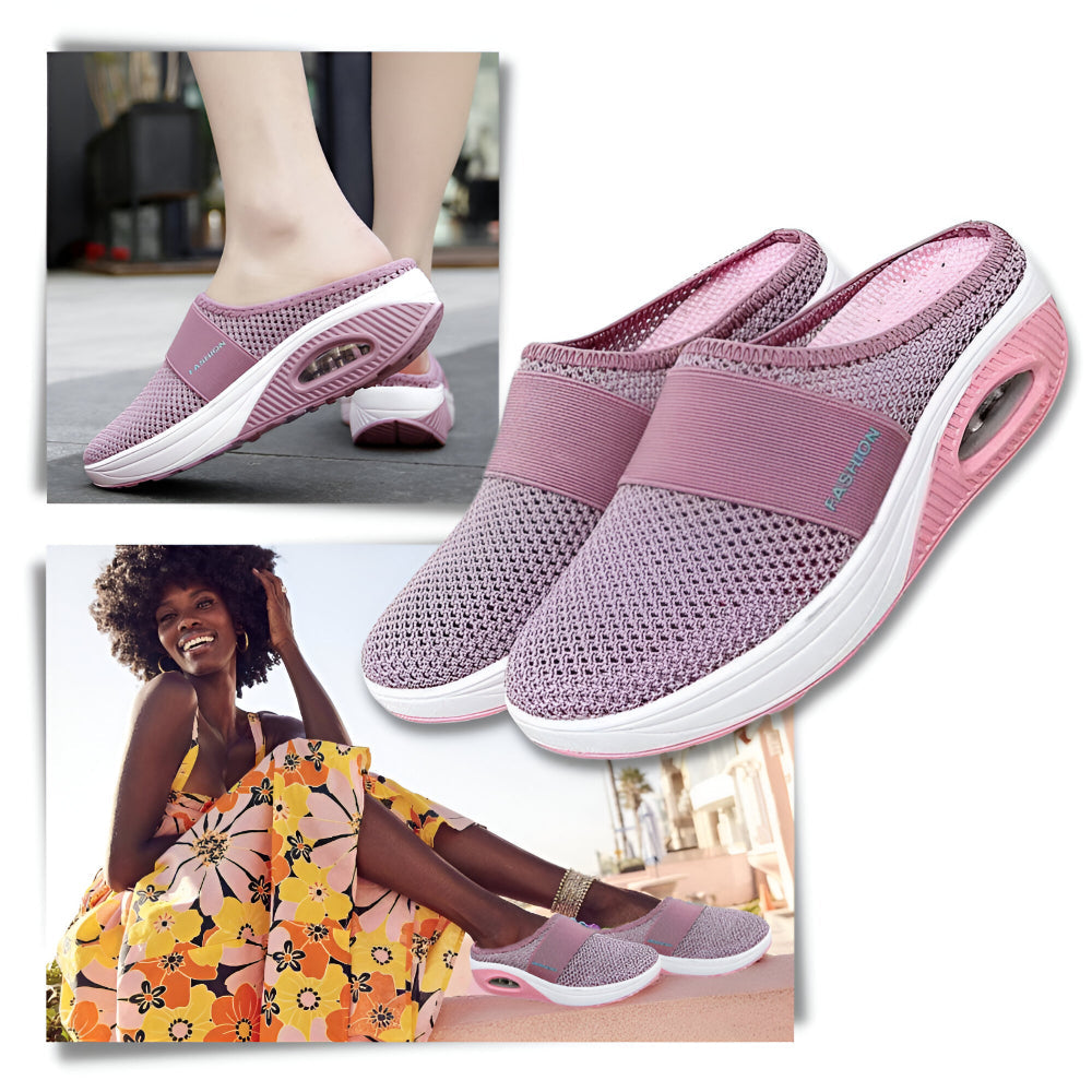 Women’s Shoes Slip Walking Mesh Cushion Sole