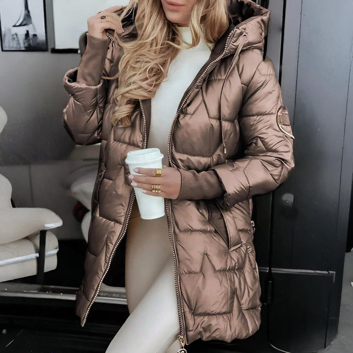 Women’s Winter Coat Hooded Padded Quilted Jacket