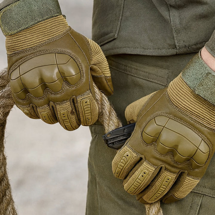 Work Gloves Tactical Grip Reinforced Knuckle Outdoor Glove Set