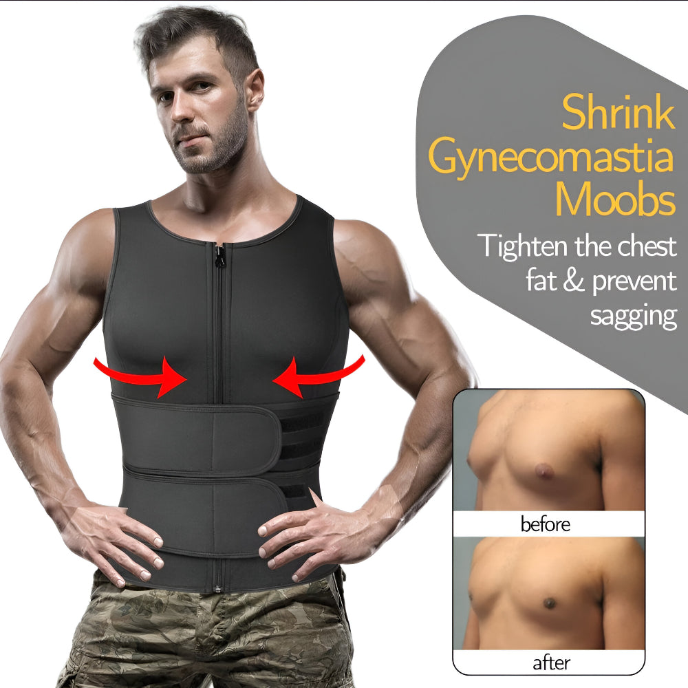 Workout Vest Neoprene Adjustable Fitness Body Training Garment