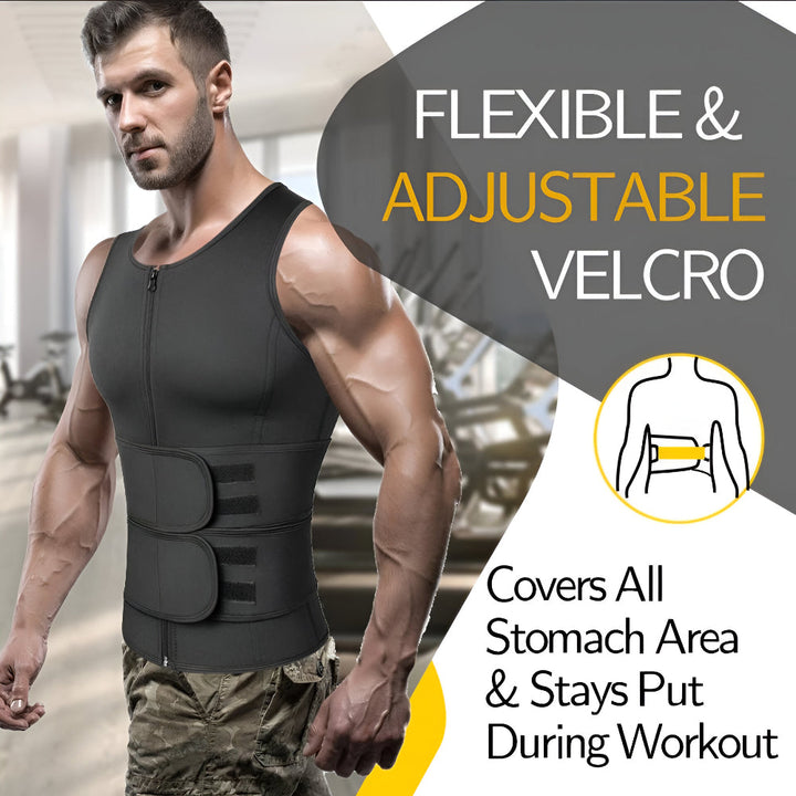 Workout Vest Neoprene Adjustable Fitness Body Training Garment