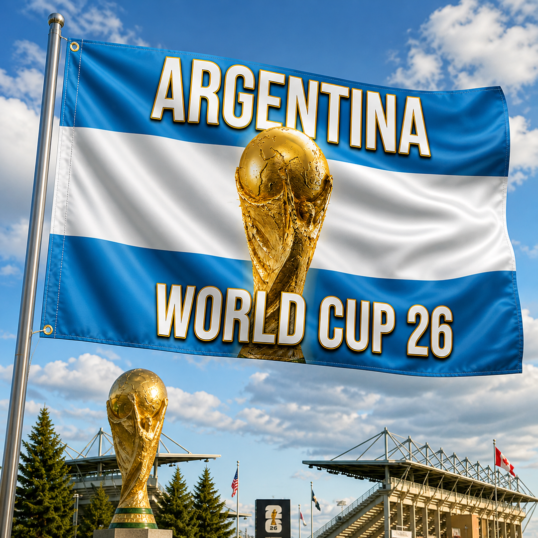 World Cup Argentina Flag Banner Outdoor Soccer