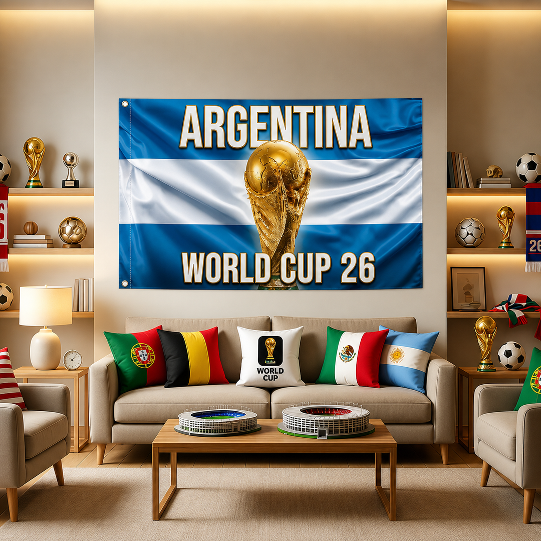 World Cup Argentina Flag Banner Outdoor Soccer