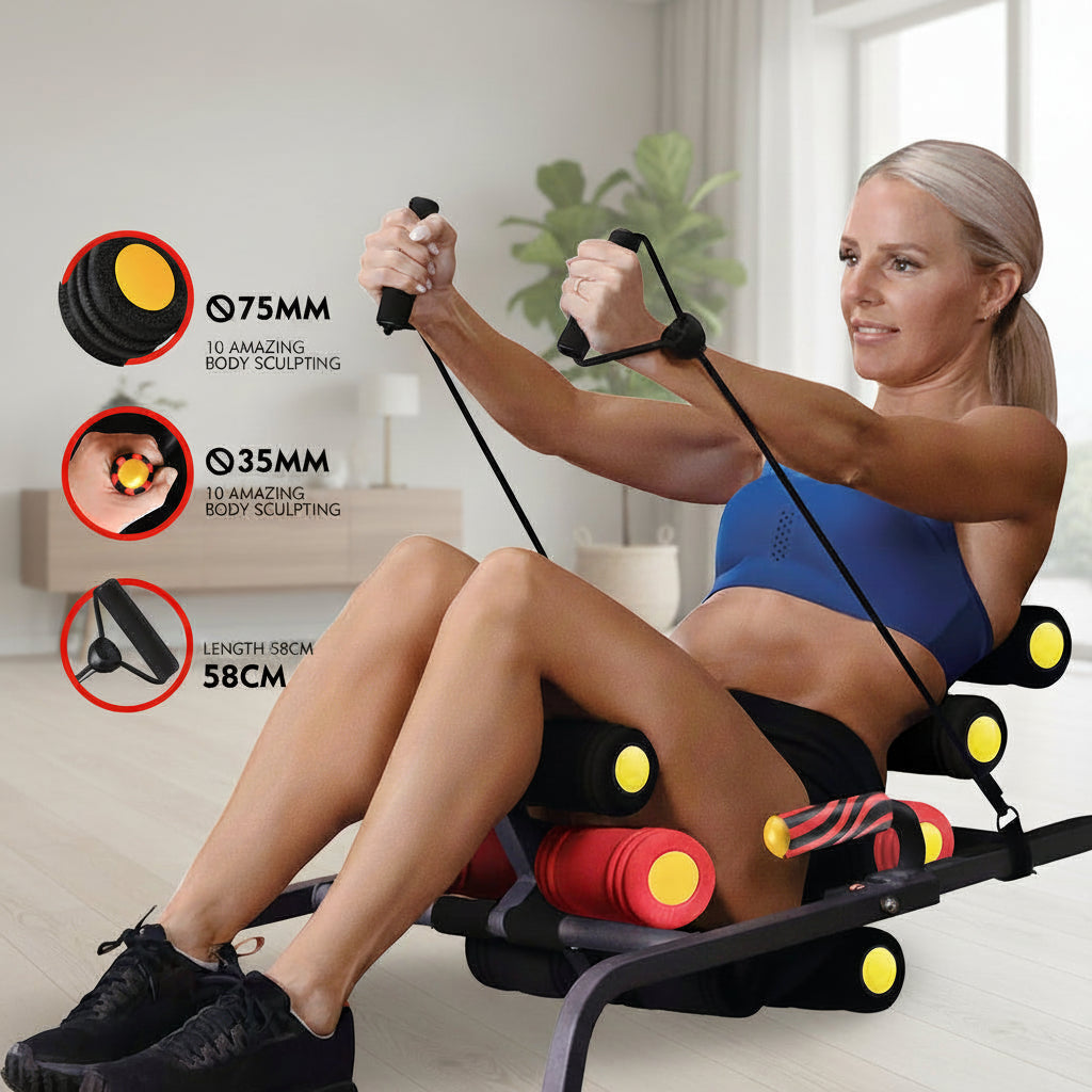 Ab Sneaker Core Strength Fitness Crunch Machine