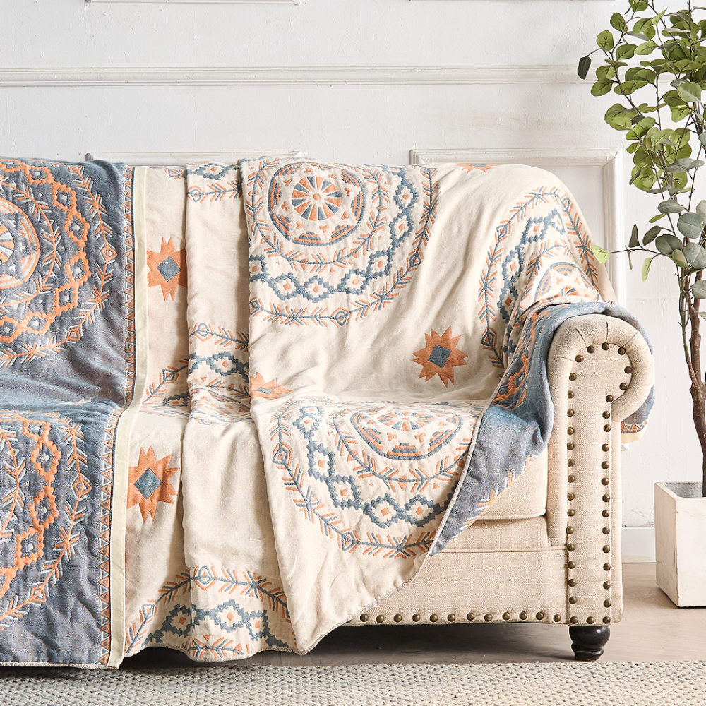 Blanket Throw Mandala Boho Pattern Design