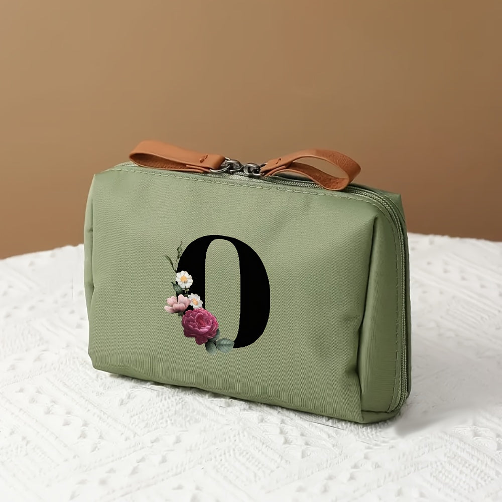 Makeup Bag Travel Cosmetic Organizer Mothers Day Letter Case