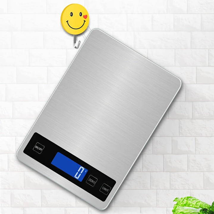 15kg Digital Kitchen Scale | USB Rechargeable Precision Food Weighing Scale