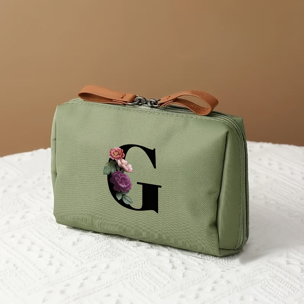 Makeup Bag Travel Cosmetic Organizer Mothers Day Letter Case