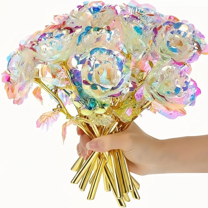 Flower Bouquet Mothers Day Gift Artificial Rose Table Decoration
