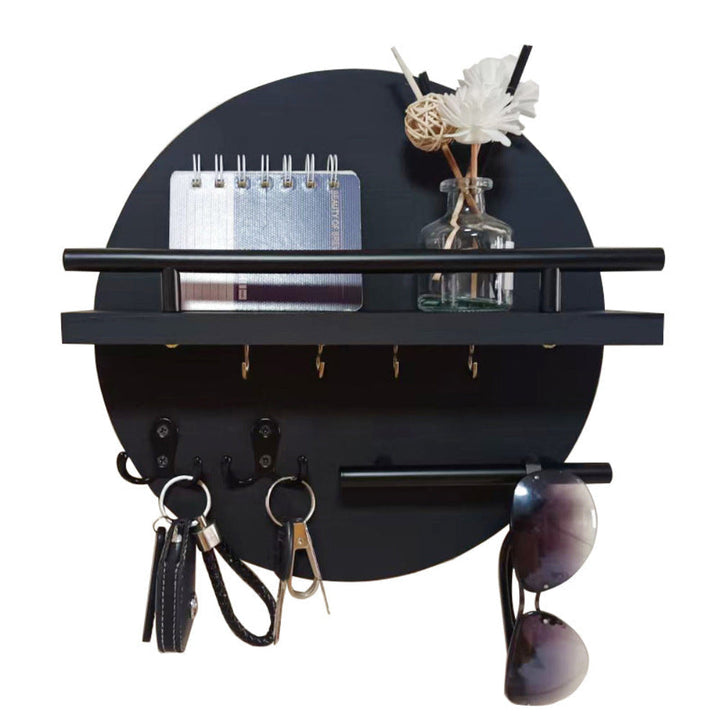 Round Wooden Key Holder | Stylish &amp; Eco-Friendly Wall Organiser