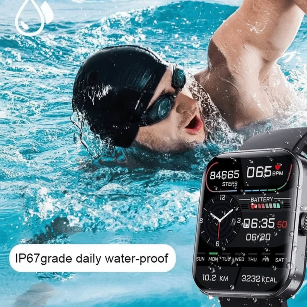 Blood Pressure Fitness Tracker Smartwatch Health