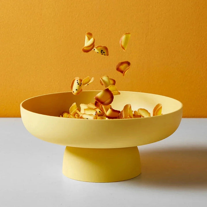 Retro Fruit Bowl Ceramic Kitchen Counter Decorative Serving Bowl