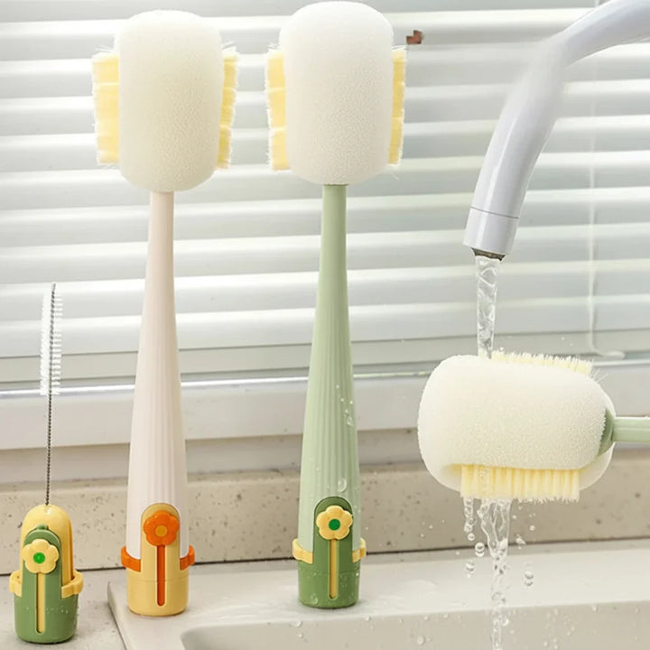 Bottle Brush Set Multifunction Cleaning Brush Bottles