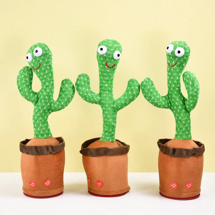 Kids Sing Dance Cactus Toy Talking Plush Interactive Toy