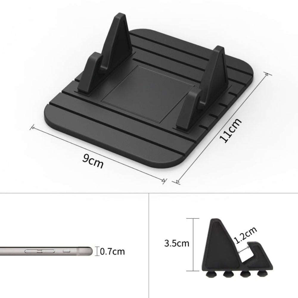 Car Phone Holder Dashboard Mount Adjustable Design