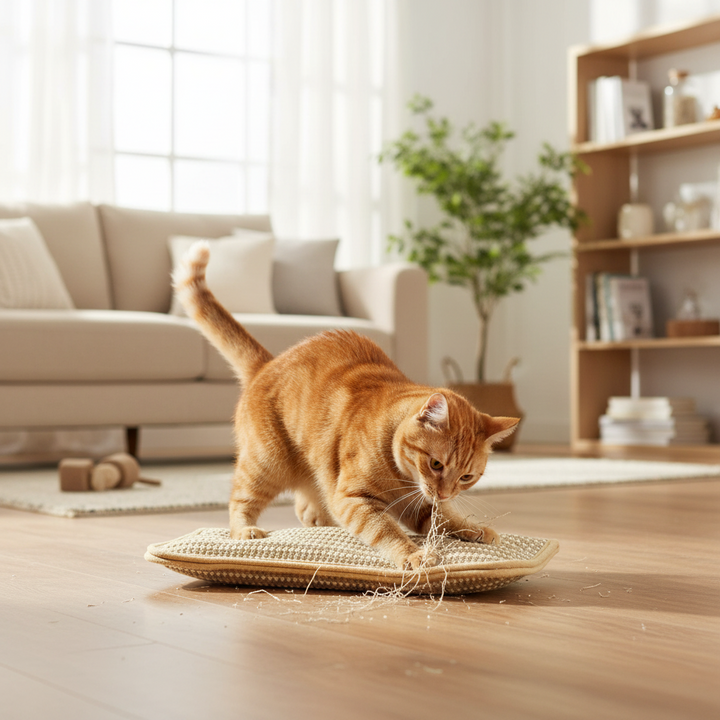 Cat Scratching Pillow Durable Scratching Surface Soft Cat Pillow