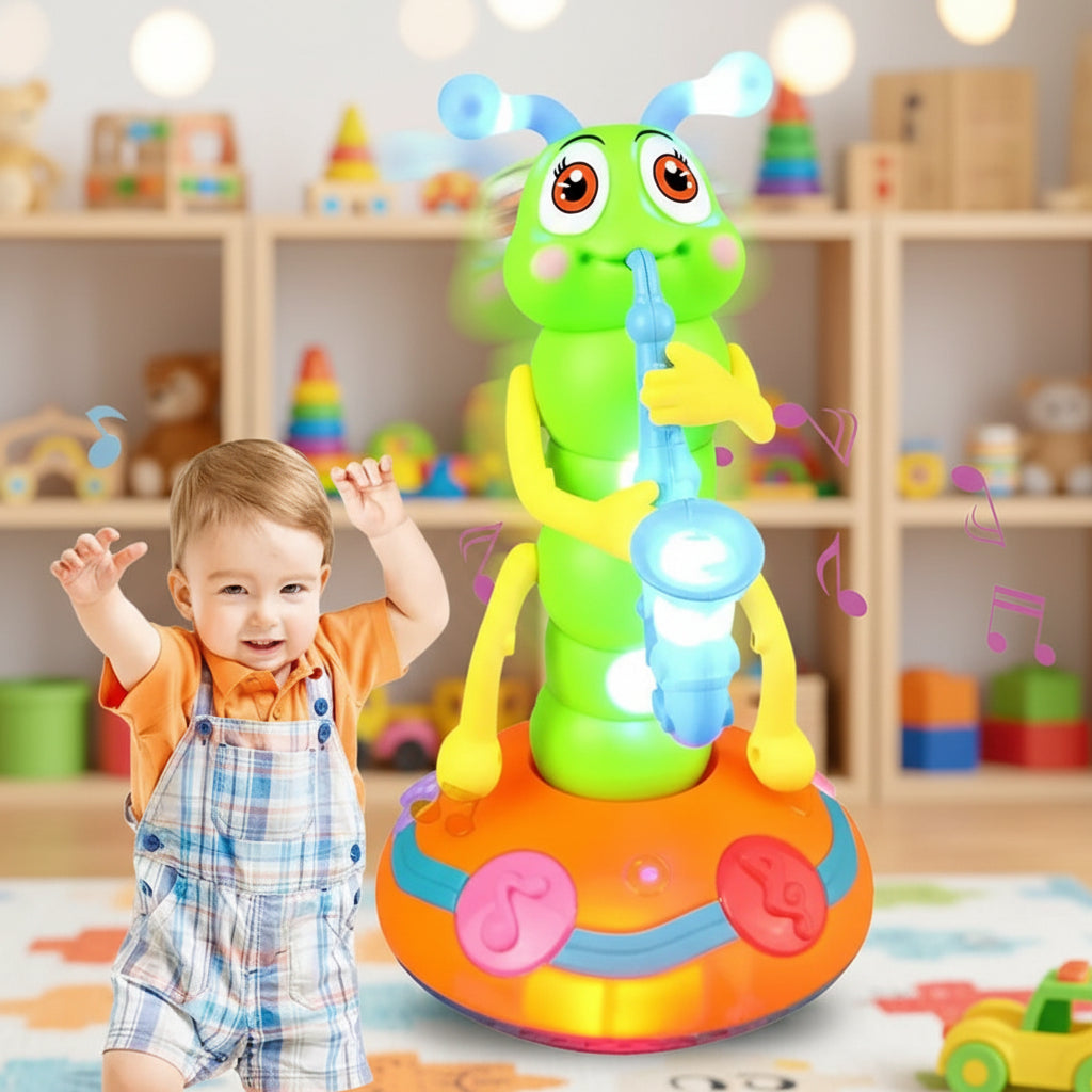 Kids Dancing Caterpillar Toy Musical Light Up Baby Toy