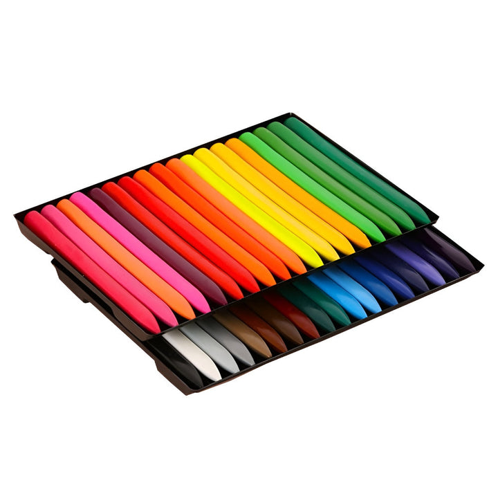 coloring Crayons Non-Toxic 24-Piece Case Crayon Set