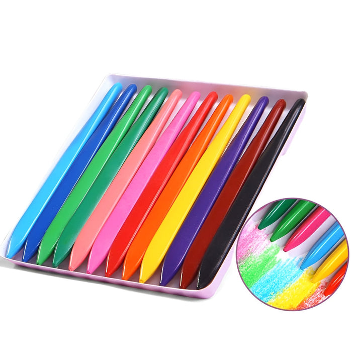coloring Crayons Non-Toxic 24-Piece Case Crayon Set